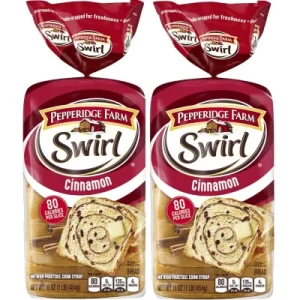 Pepperidge farm cinnamon swirl 2 pack item# br008