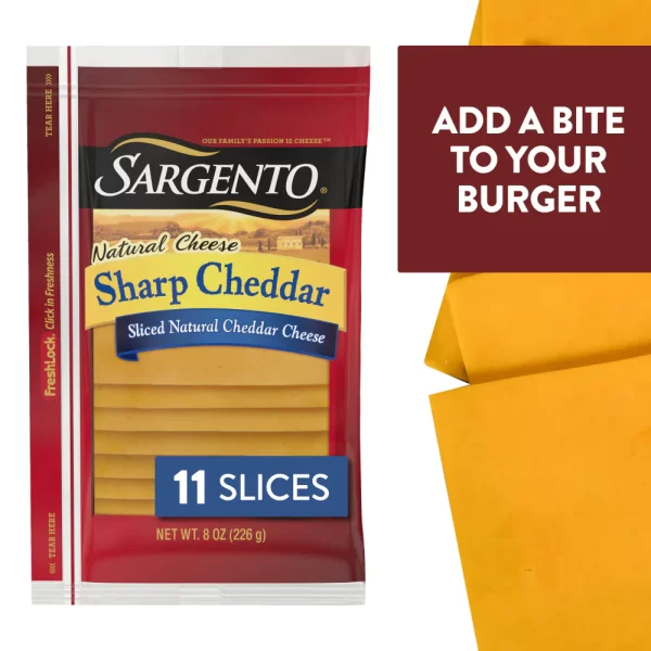 Sargento sliced cheddar  item# ch026