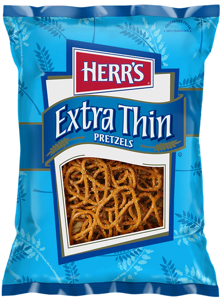 Herr’s extra thin pretzels sn055