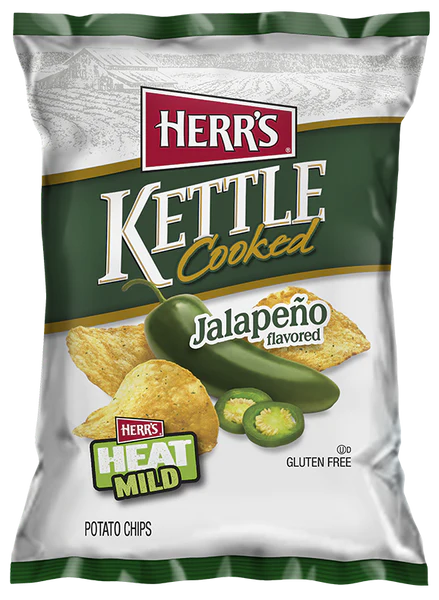 Herr’s kettle cooked jalapeno (single pack)item# sn037