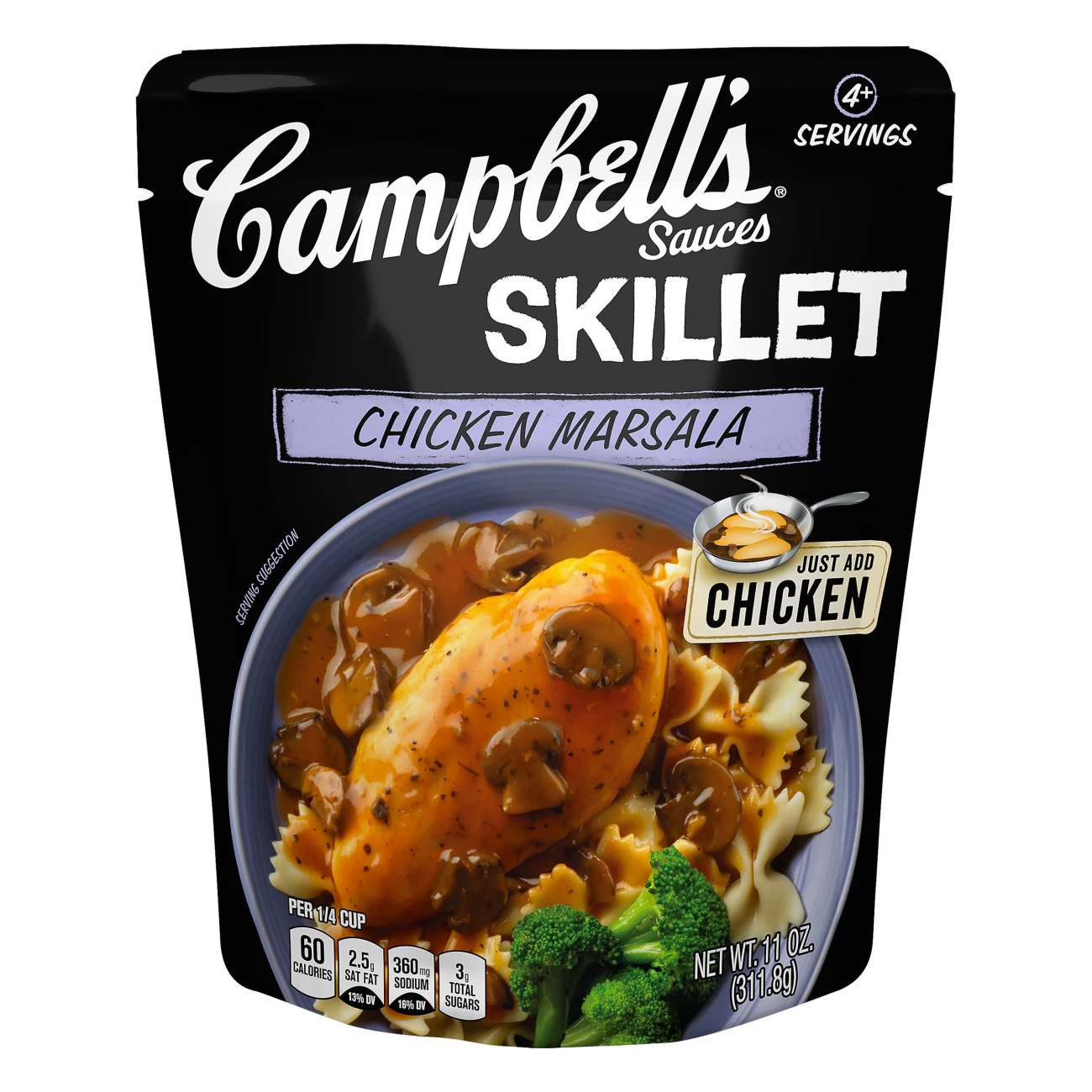 Campbell’s sauces skillet chicken marsala item# su001