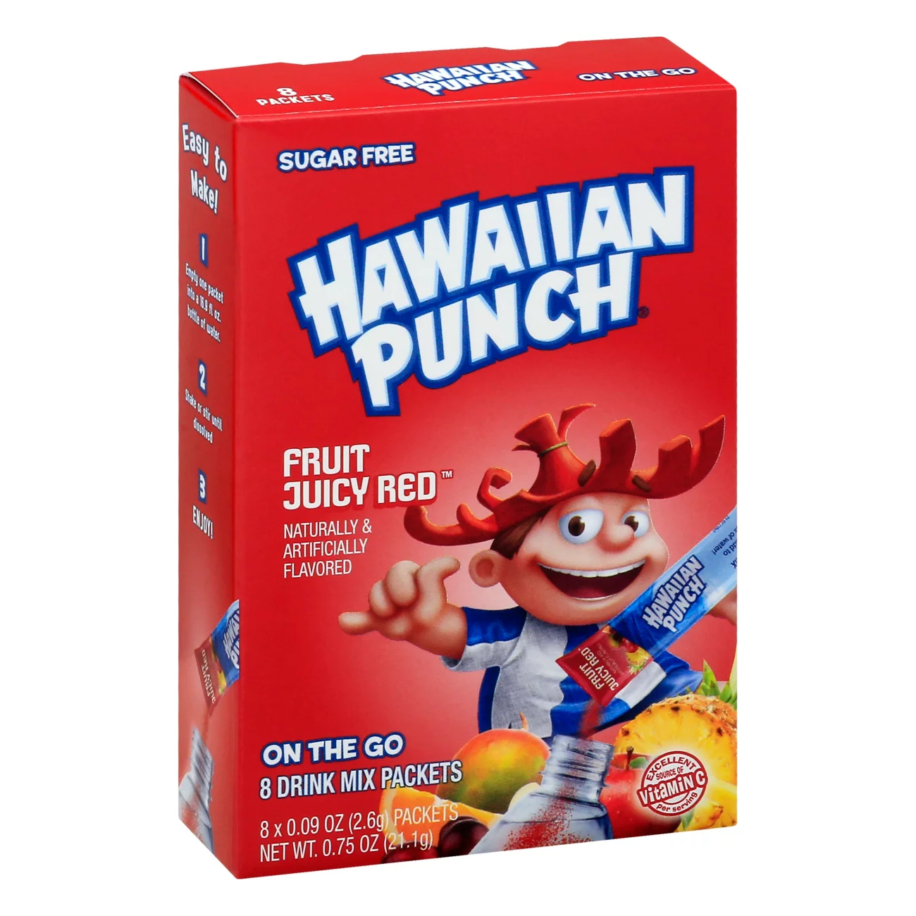 Hawaiian punch packets fruit punch pd029