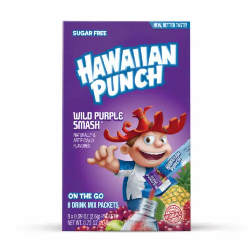 Hawaiian punch packets grape pd030