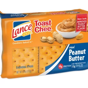 Lance toast cheese crackers peanut butter  item# sn048