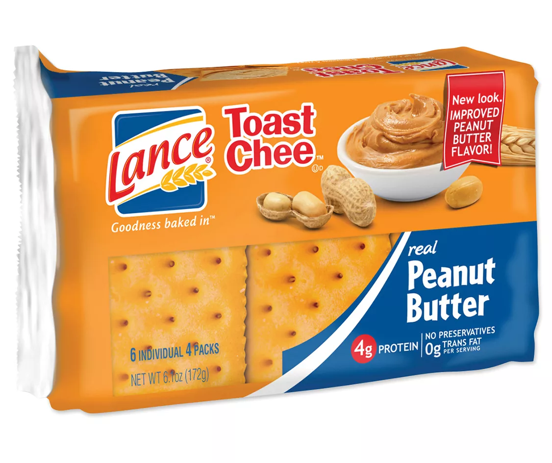 Lance toast cheese crackers peanut butter  item# sn048