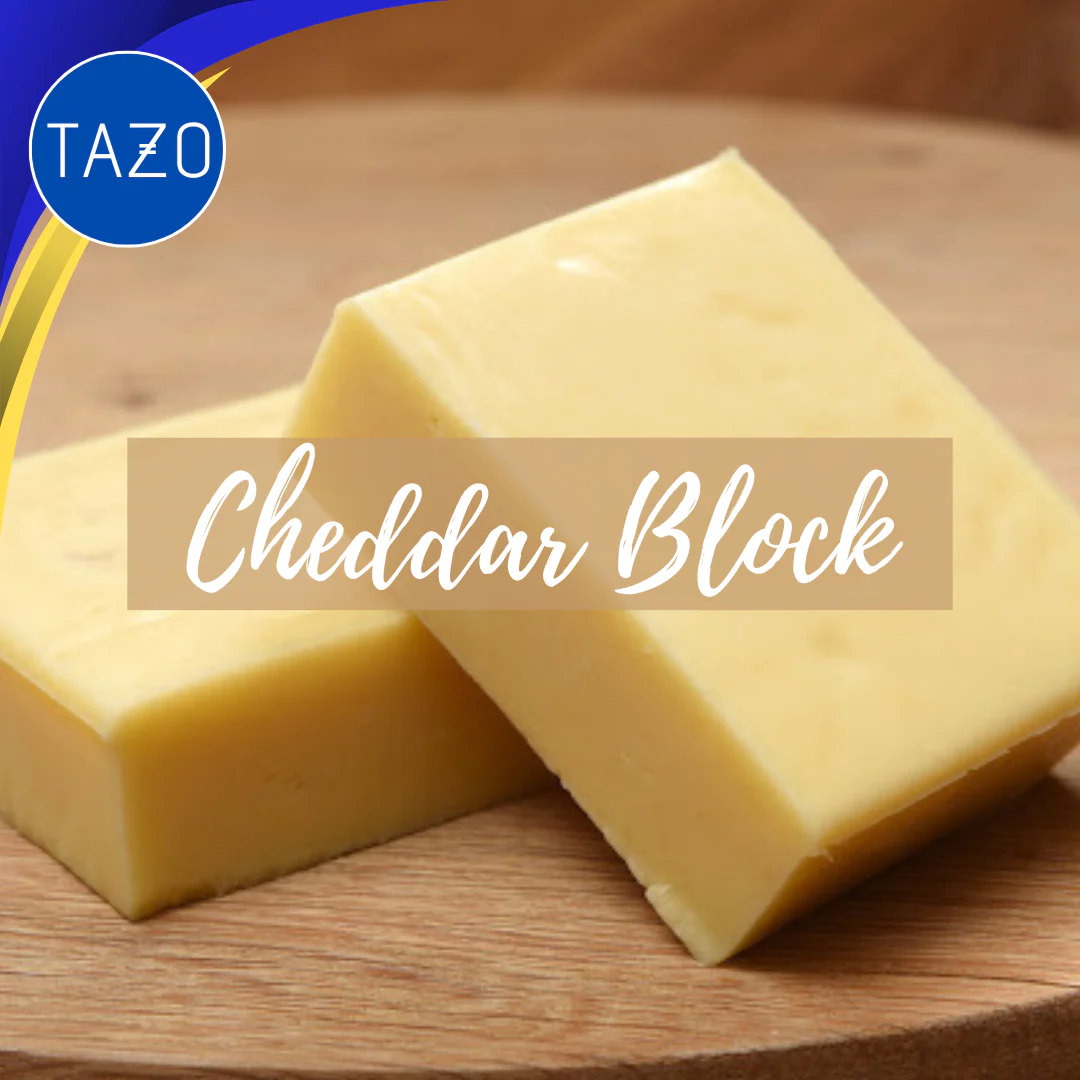 Cheddar block cheese item# ch019