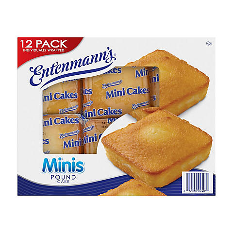 Entenmann’s pound cake item# sn030 12 Mini