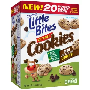 Entenmann’s little bites choc chip cookies 20 count item# sn001