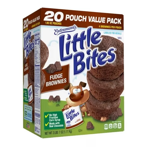 Entenmann’s little bites fudge brownies item# sn010