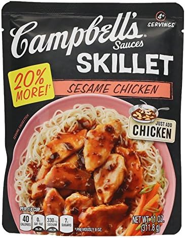 Campbell’s sauces skillet sesame chicken item# su005