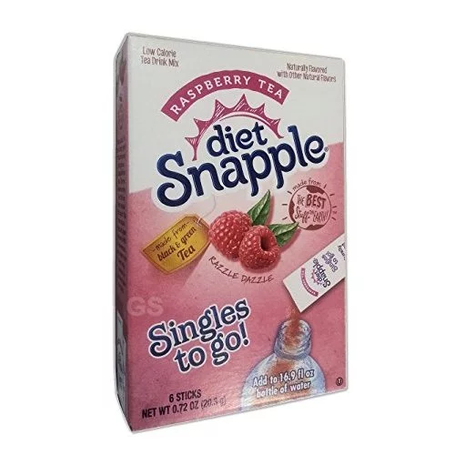 Snapple to go raspberry (single pouch) pd034