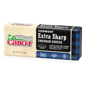Cabot block extra sharp white cheddar cheese  item# ch004