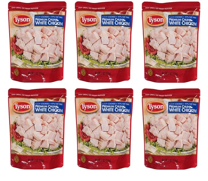 Tyson Premium White Chicken Chunks | chicken breast item #C002