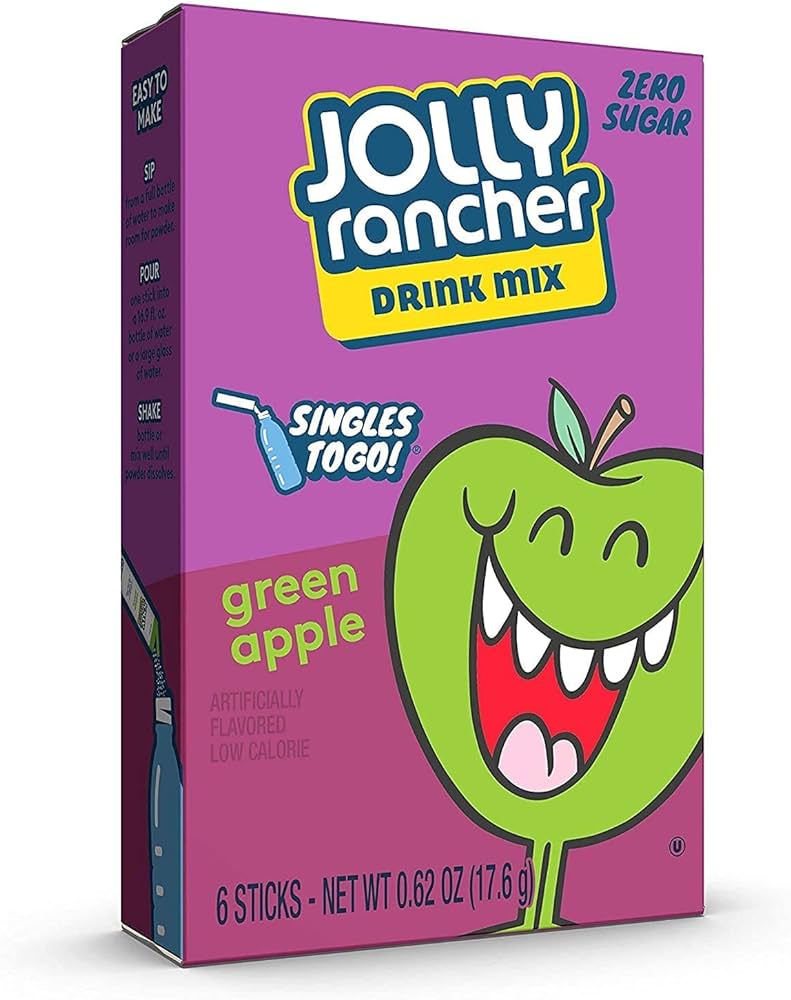 Jolly rancher packet green apple pd045