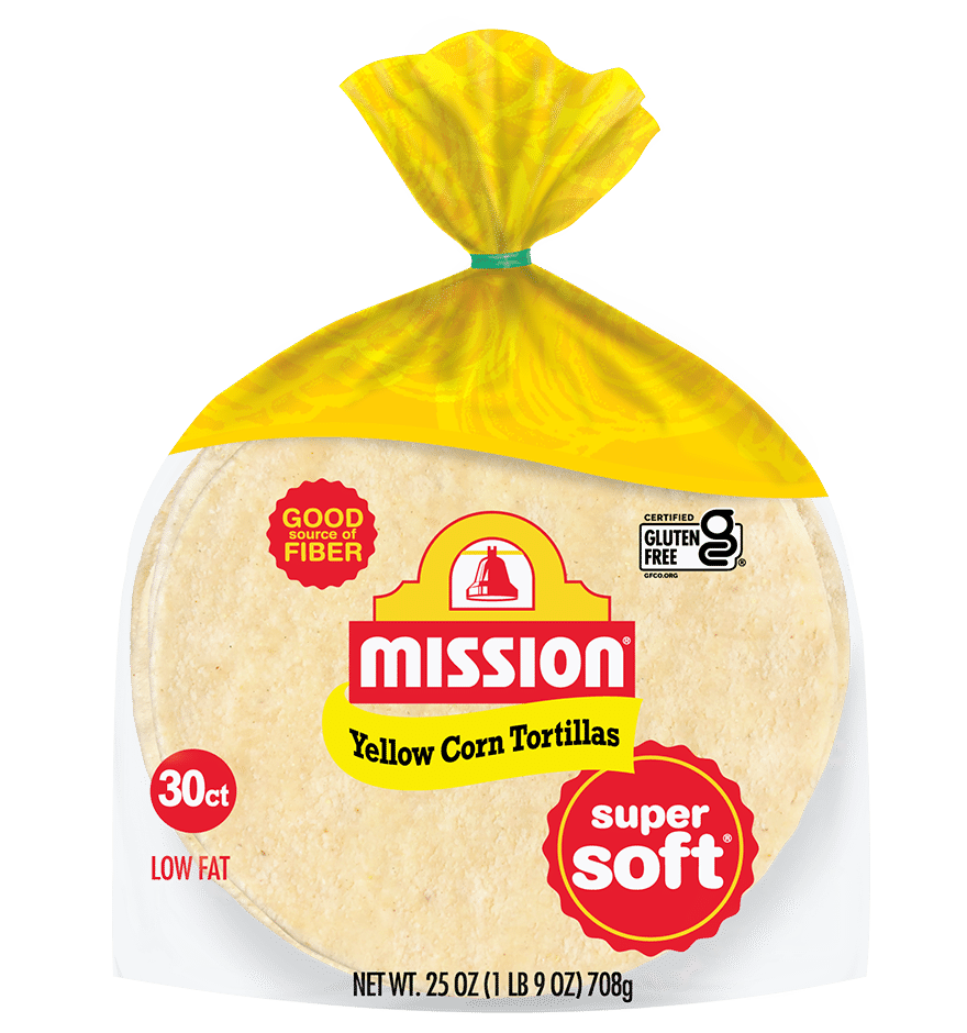 Mission tortilla wraps yellow corn item# br002