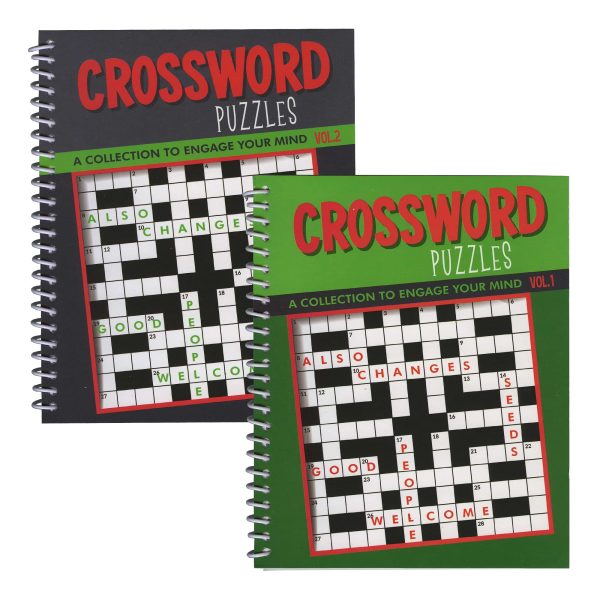 Pack Of Two Crossword Puzzle Books #gs001