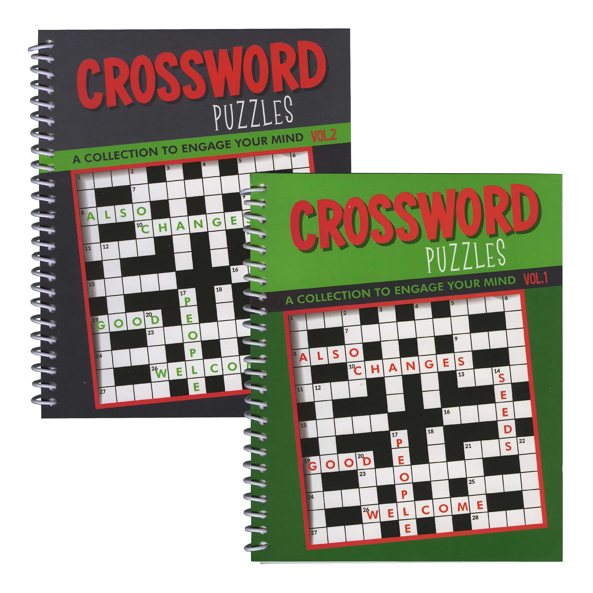 Pack Of Two Crossword Puzzle Books #gs001