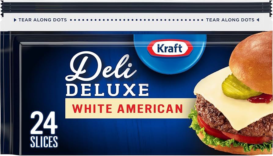Kraft deli deluxe white American slice item# ch007
