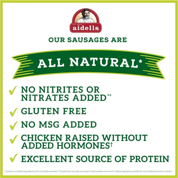 Aidells chicken sausage Italian style item # C015 - Image 6