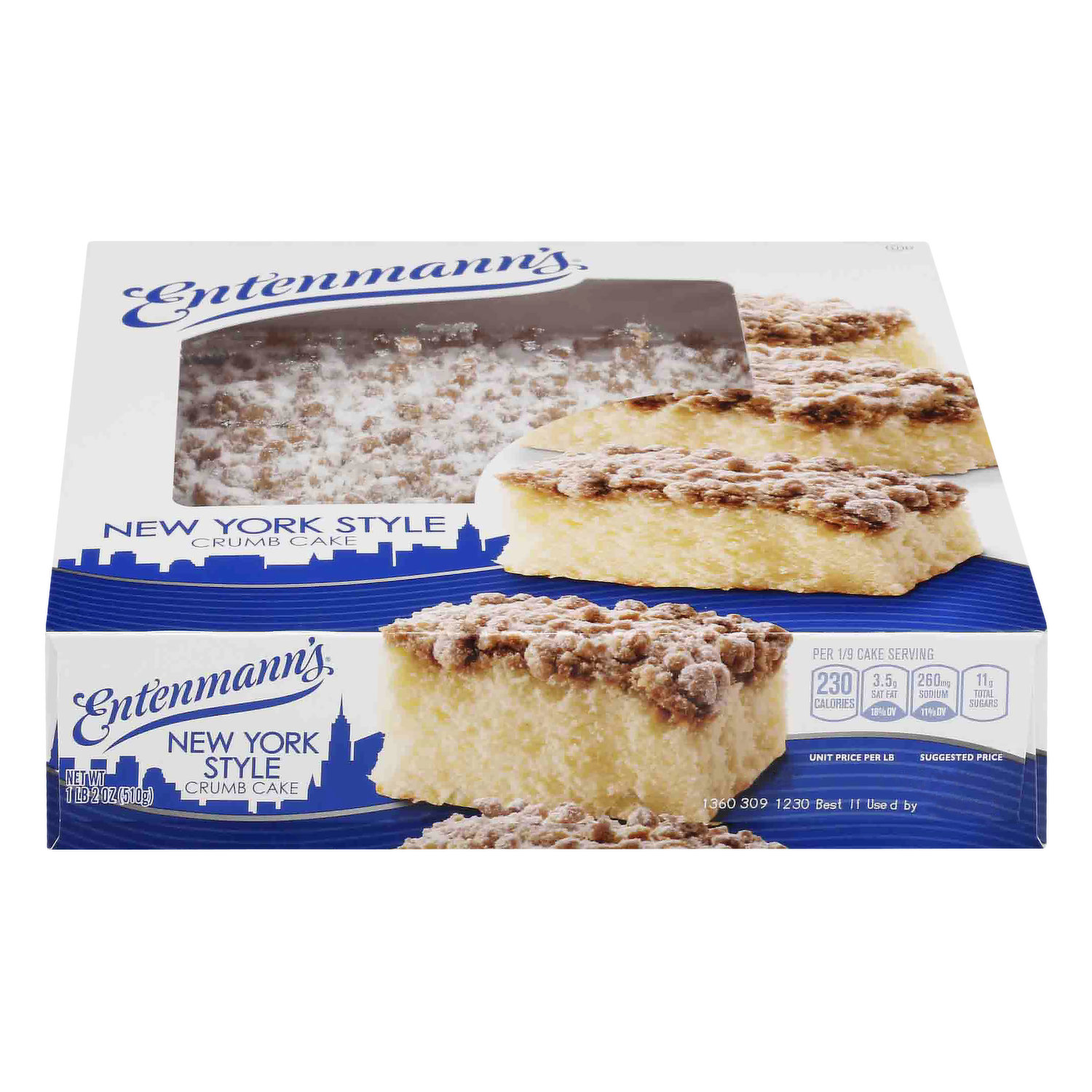 Entenmann’s crumb cake item# sn029