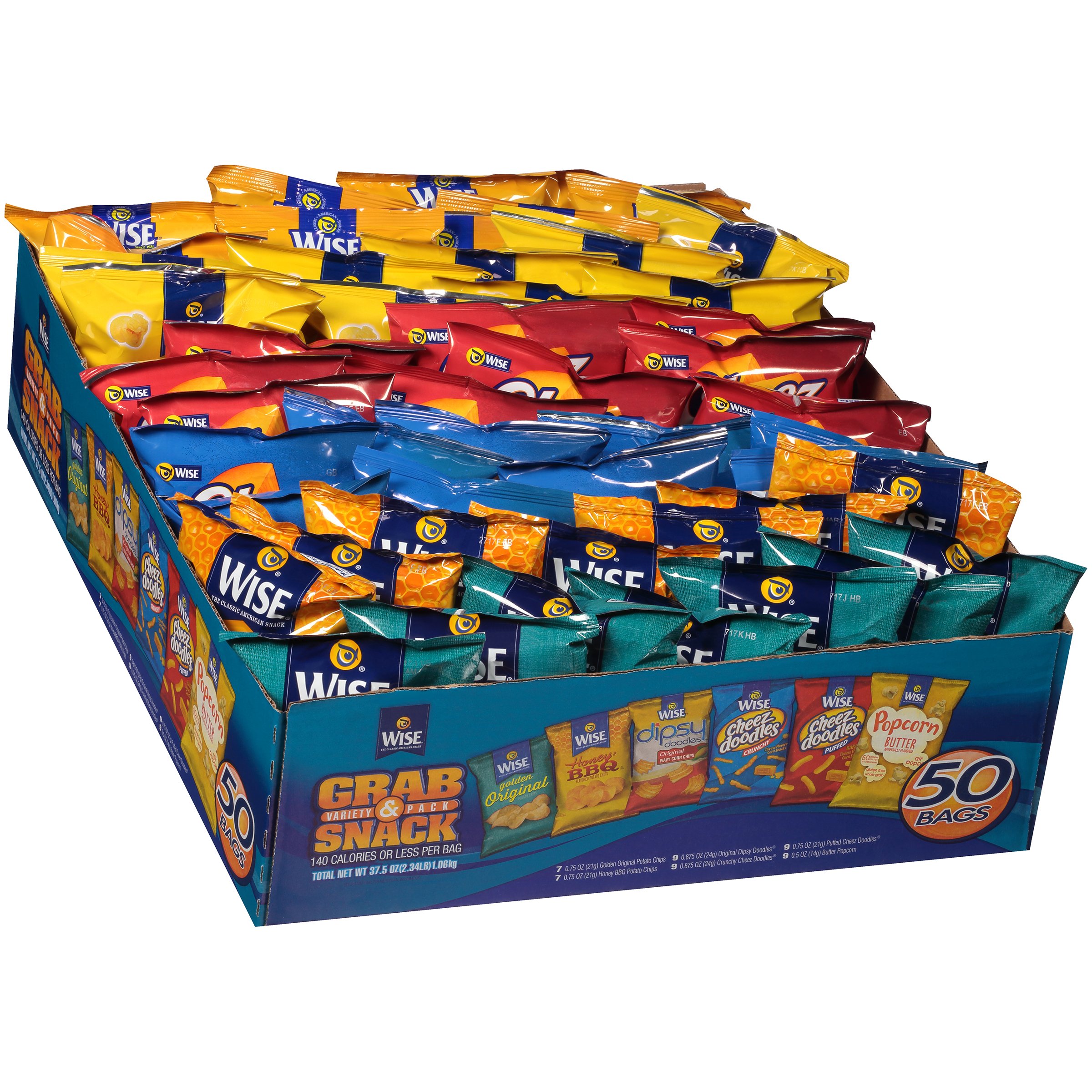 Wise chips variety pack item# sn025