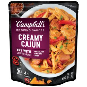 Campbell sauces creamy cajun item# su008