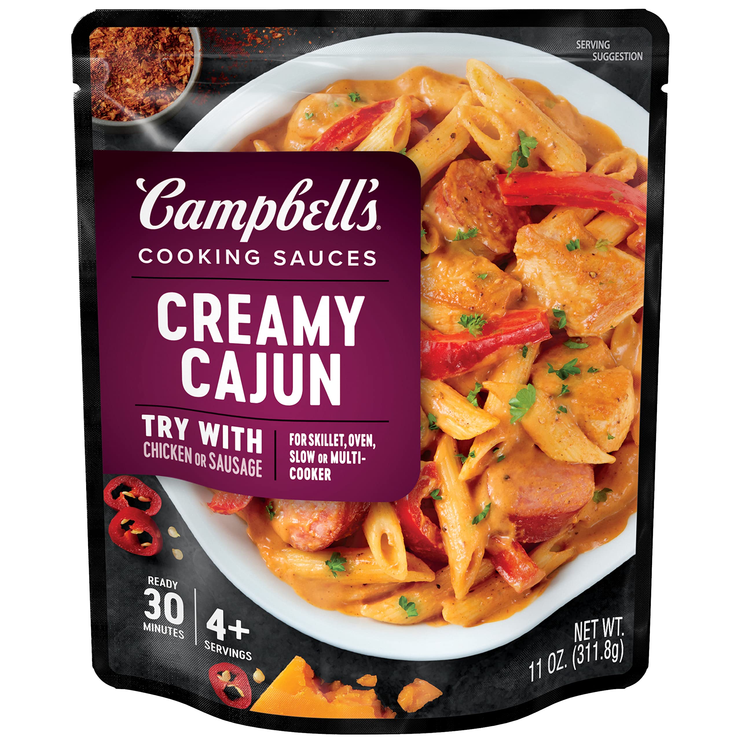 Campbell sauces creamy cajun item# su008