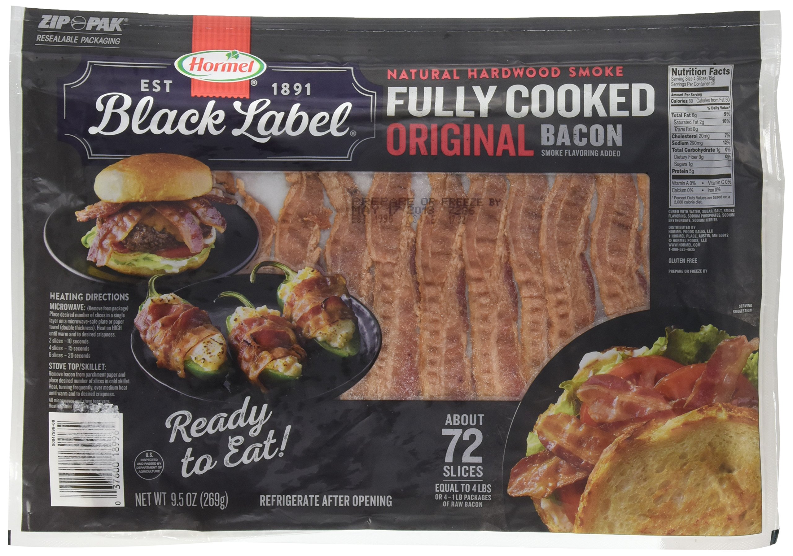 Hormell mirCrowaVe ready BaCon item# P012