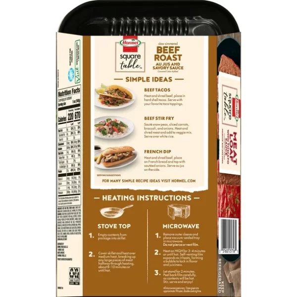 Hormel slow simmer beef roast item B001 - Image 3
