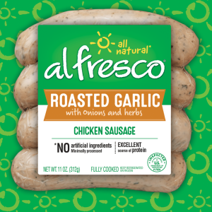 Alfresco chicken sausage roasted garlic item #C011