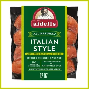 Aidells chicken sausage Italian style item # C015