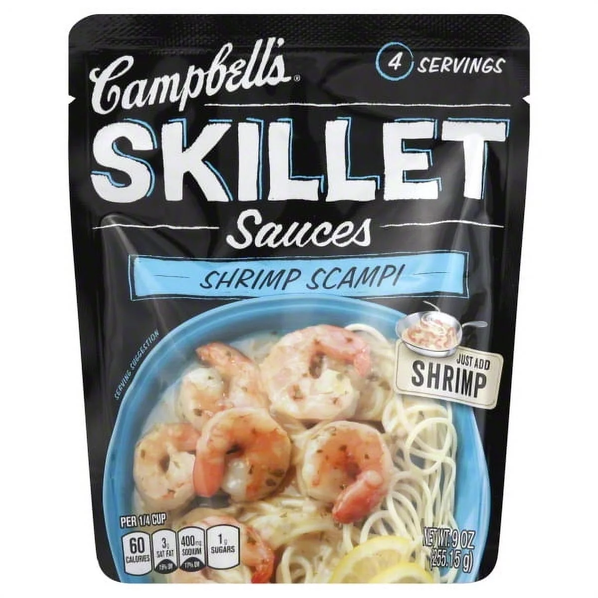 Campbell’s sauces skillet shrimp scampi item#su007