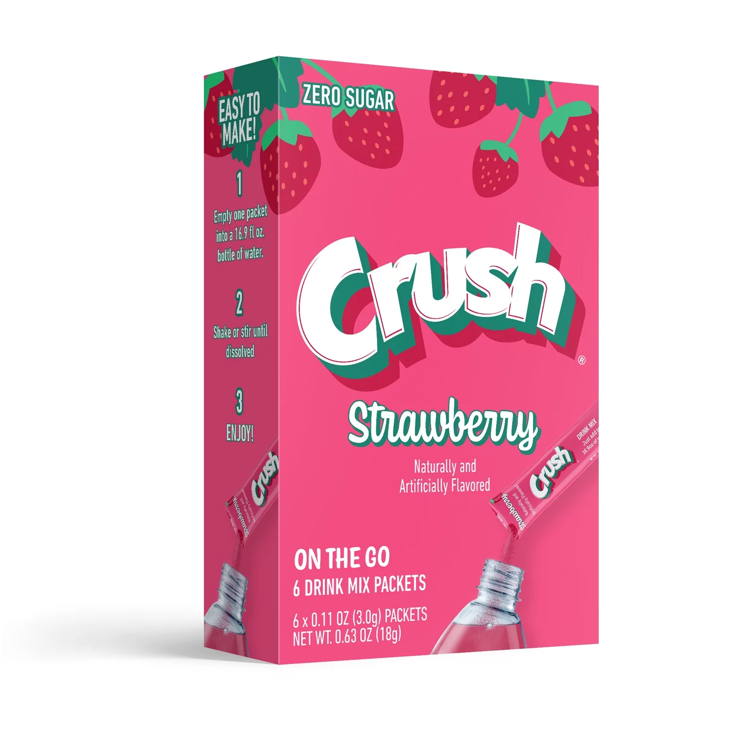 Crush packets strawberry pd038