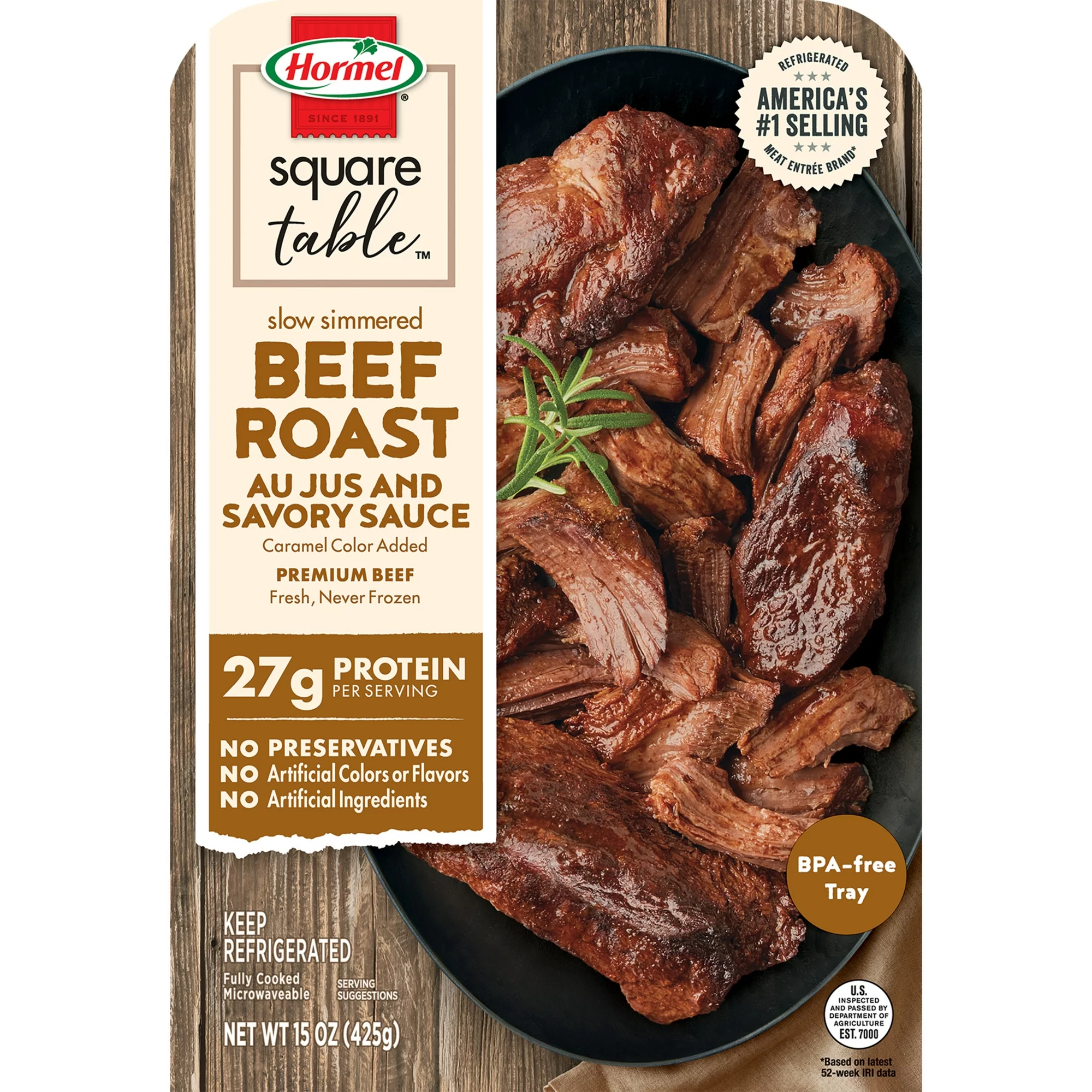 Hormel slow simmer beef roast item B001