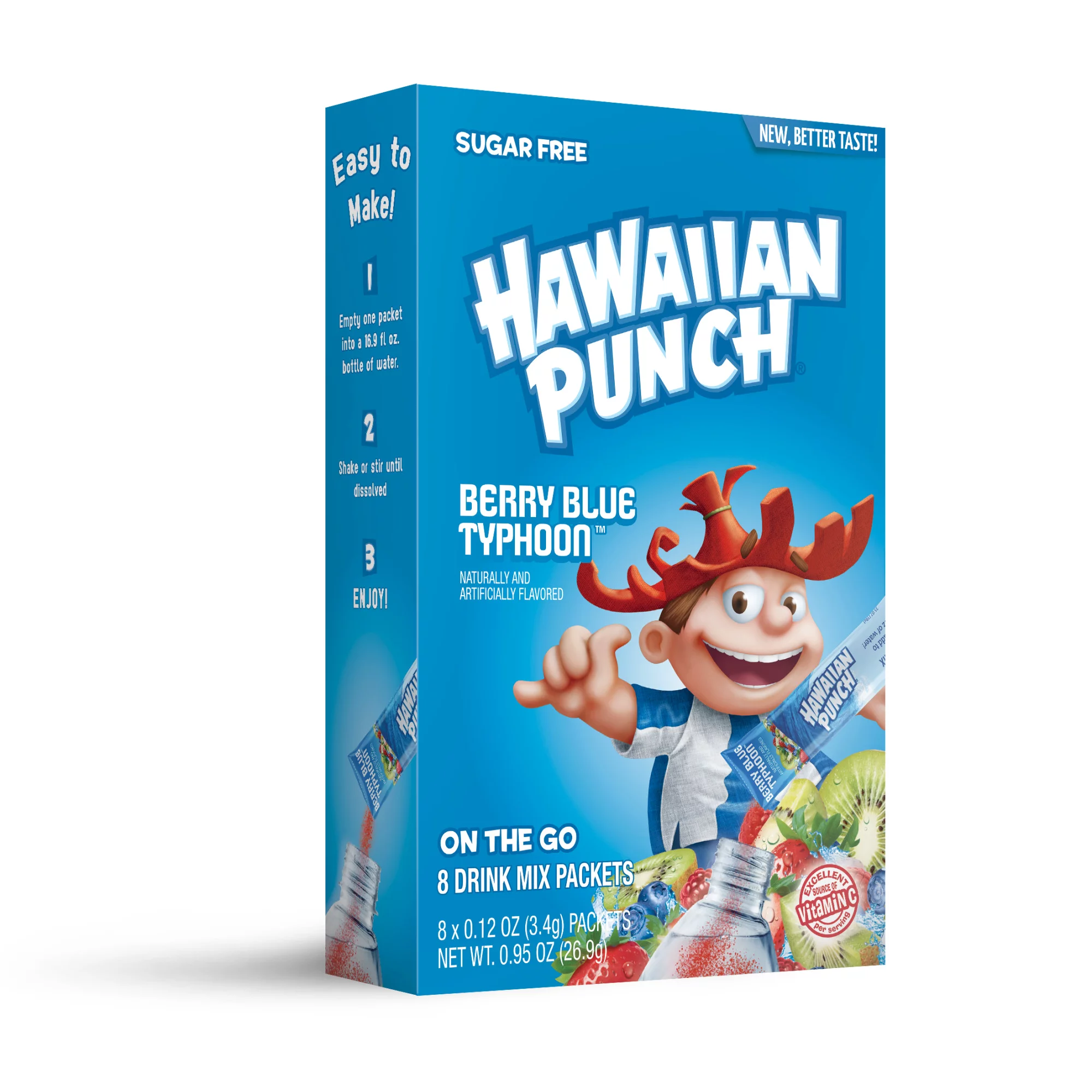 Hawaiian punch packets berry typhoon pd026