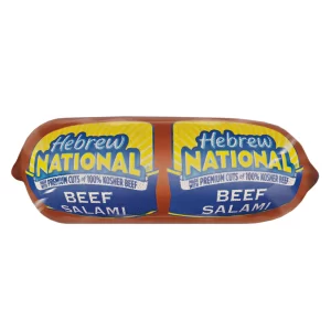Hebrew national beef salami item # B014