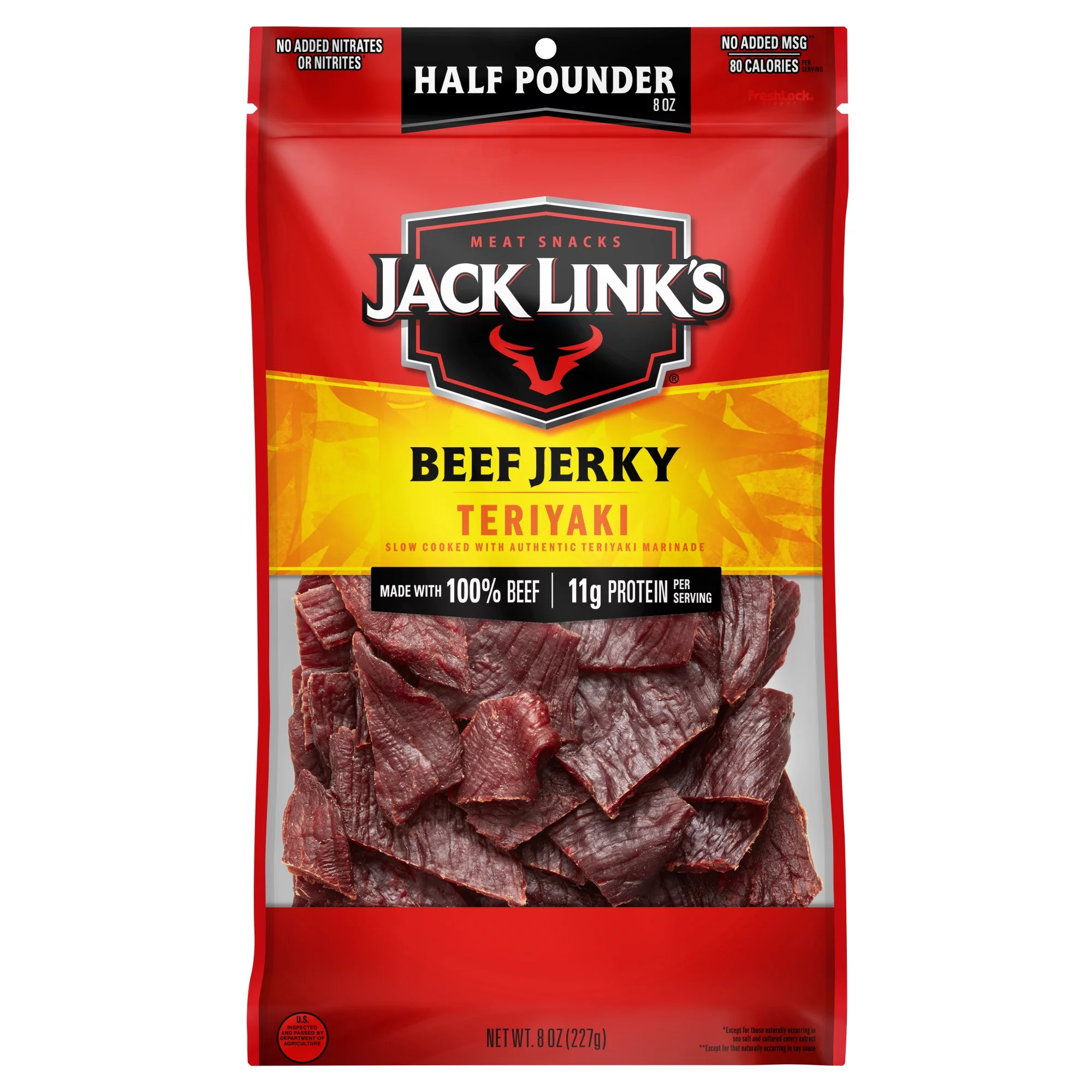 Jack links jerky teriyaki  (single pack) sn55