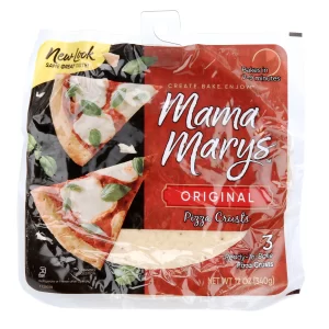 Mama mary’s pizza crust original 3 pack item# br020