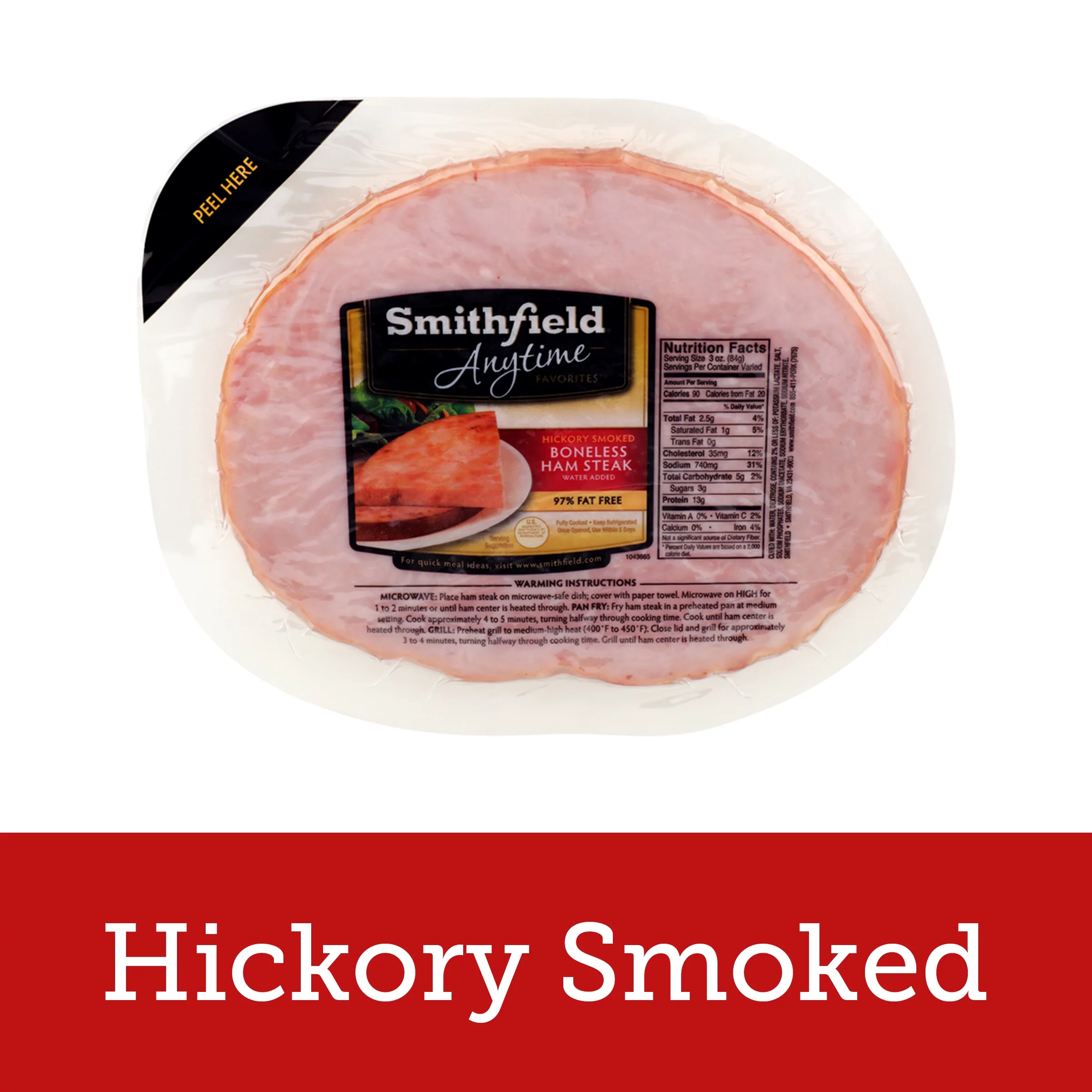 Boneless ham steaks 2 pack item# P005