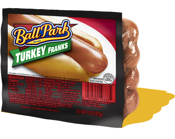 Ballpark turkey franks item # T015