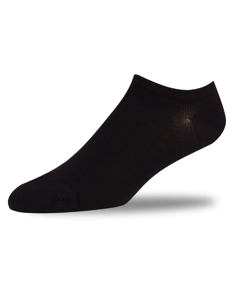 Pack Of 6 Stylish Low-Cut Black Ankle Socks #cloo6