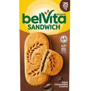 Belvita whole grain cookies 25 packs  item# sn042