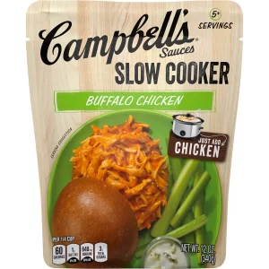 Campbell’s sauces slow cooker buffalo chicken item# su010