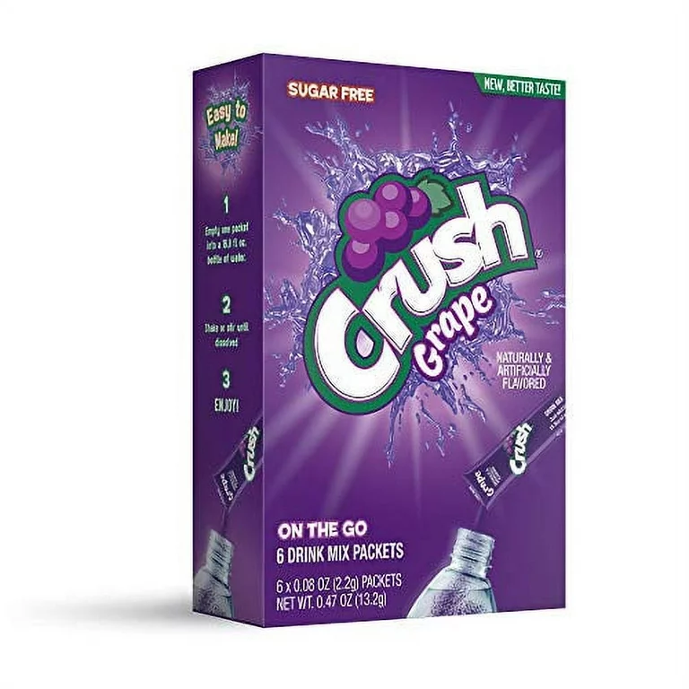 Crush packets grape pd039