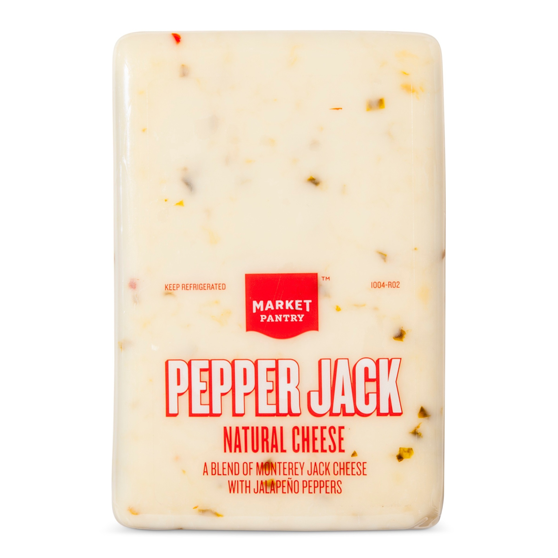 Market pantry pepper jack natural cheese  item# ch003