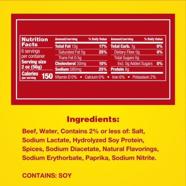 Hebrew national beef salami item # B014 - Image 2