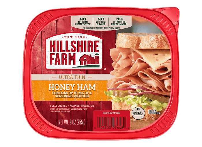 HillsHire farm tHin sliced Honey Ham item# PO26