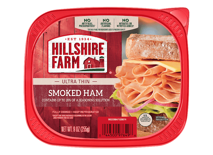HillsHire Farm smoked Ham sliced item# PO27