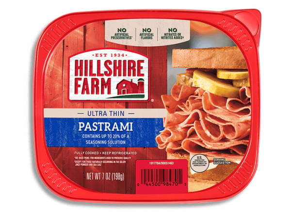 Hillshire farm pastrami item# B023