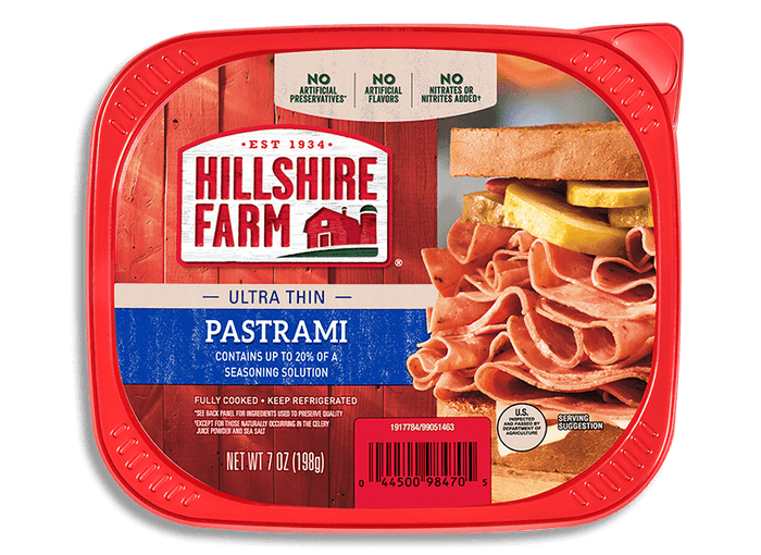 Hillshire farm pastrami item# B023